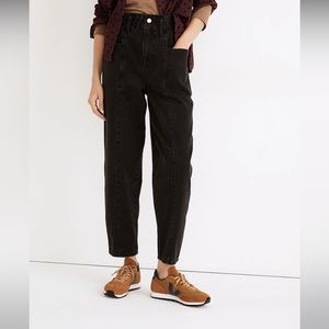 Madewell Pull-on Balloon Jeans in Hobson Wash Paper Bag Edition